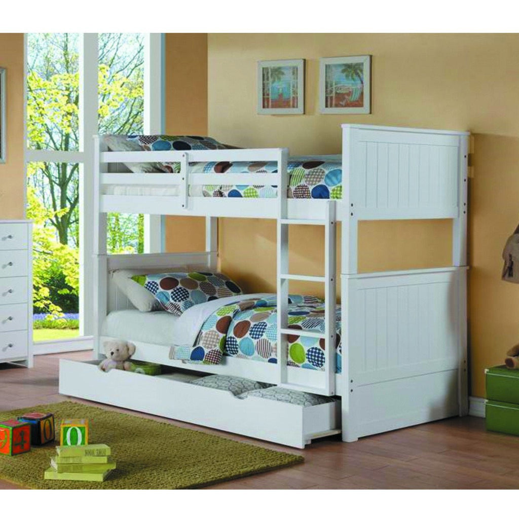 Riley Bunk (Single) : White