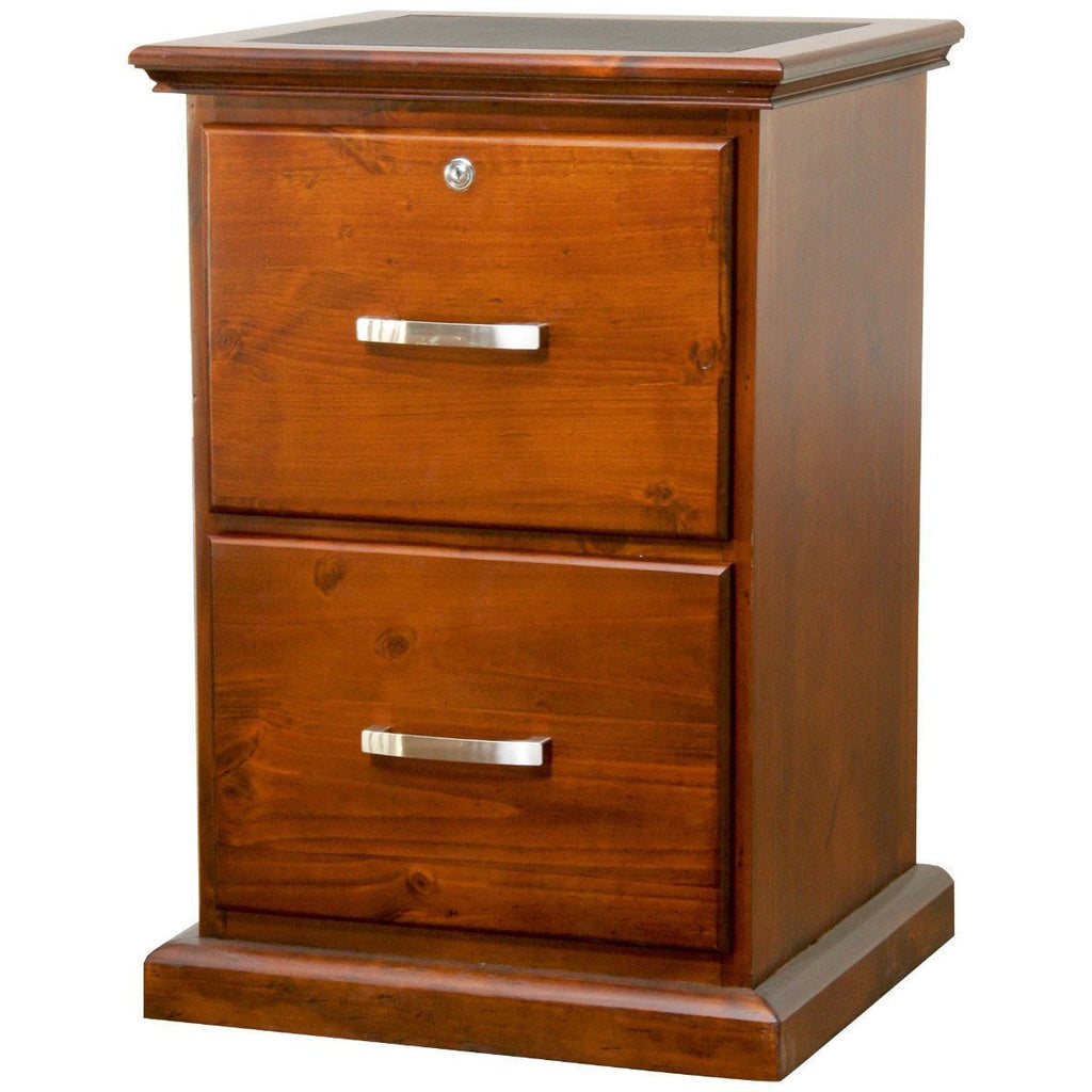 Stirling 2 Drawer Filing Cabinet : Non Rustic