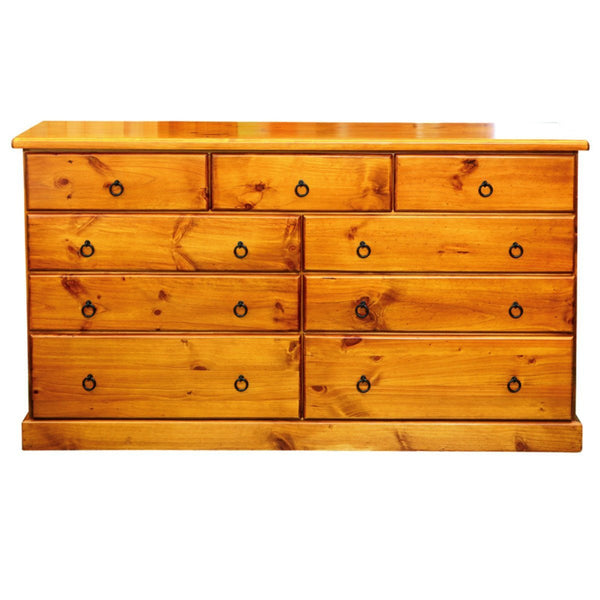 Denmark 1700w 9 Drawer Tallboy