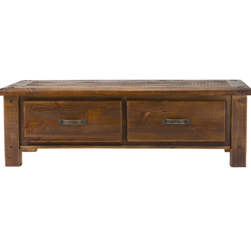 Farmhouse 2 Drawer Coffee Table