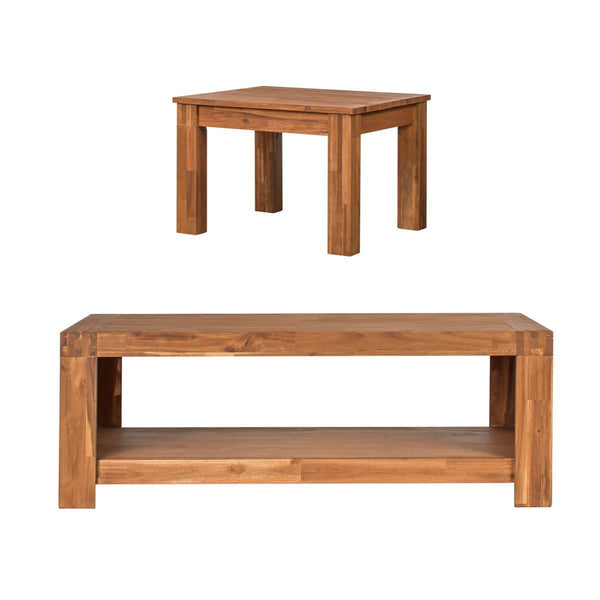 Grayson Coffee & Lamp Table Set : Almond [1 of each]