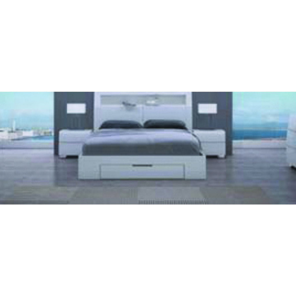 Levi Bed Suite with Tallboy : White
