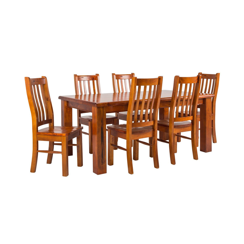 Melbourne 7 Piece Dining Suite 1800x1050 : Oak