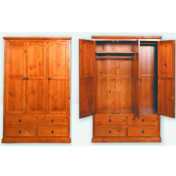 Vienna 3 Door 4 Drawer Wardrobe