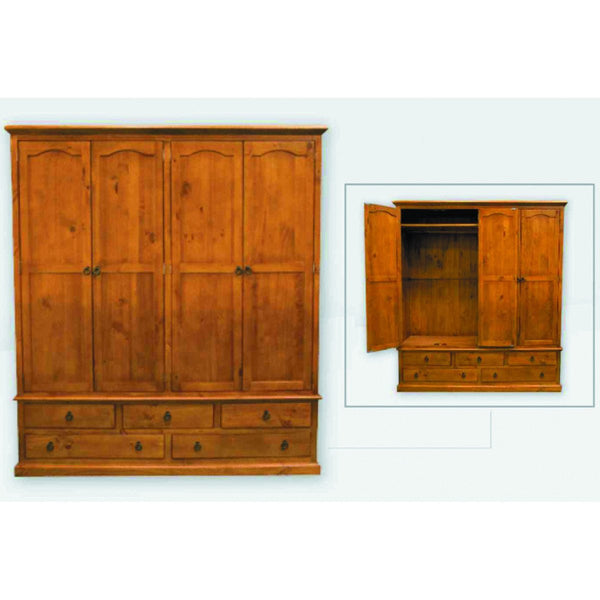 Vienna 4 Door 5 Drawer Wardrobe