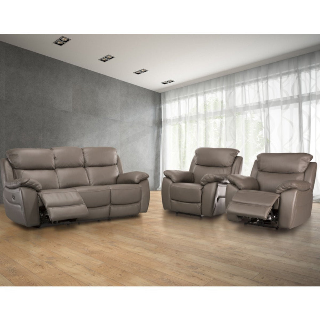 Wyatt 1R + 3RR + 1R Electric Recliner Suite