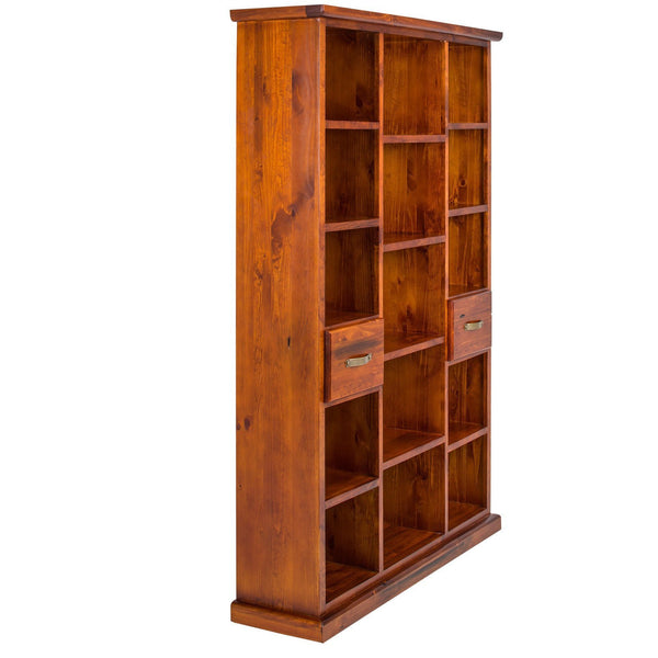 Melbourne Staggered Bookcase : Oak