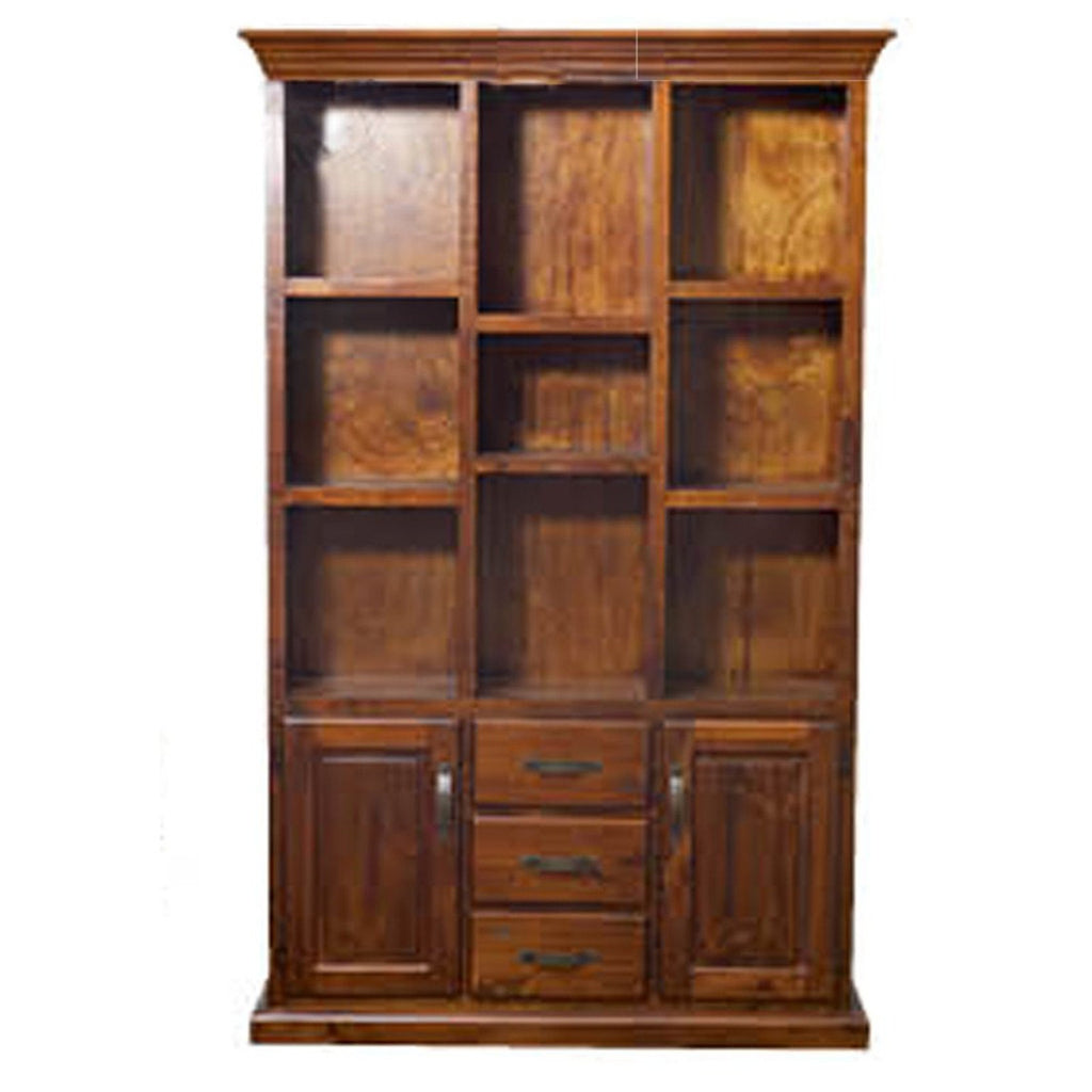Classic 2dr 3drw Staggered Bookcase