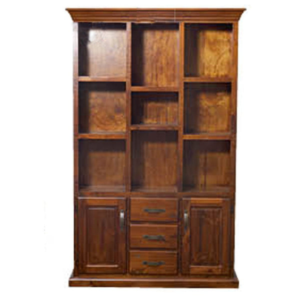 Classic 2dr 3drw Staggered Bookcase